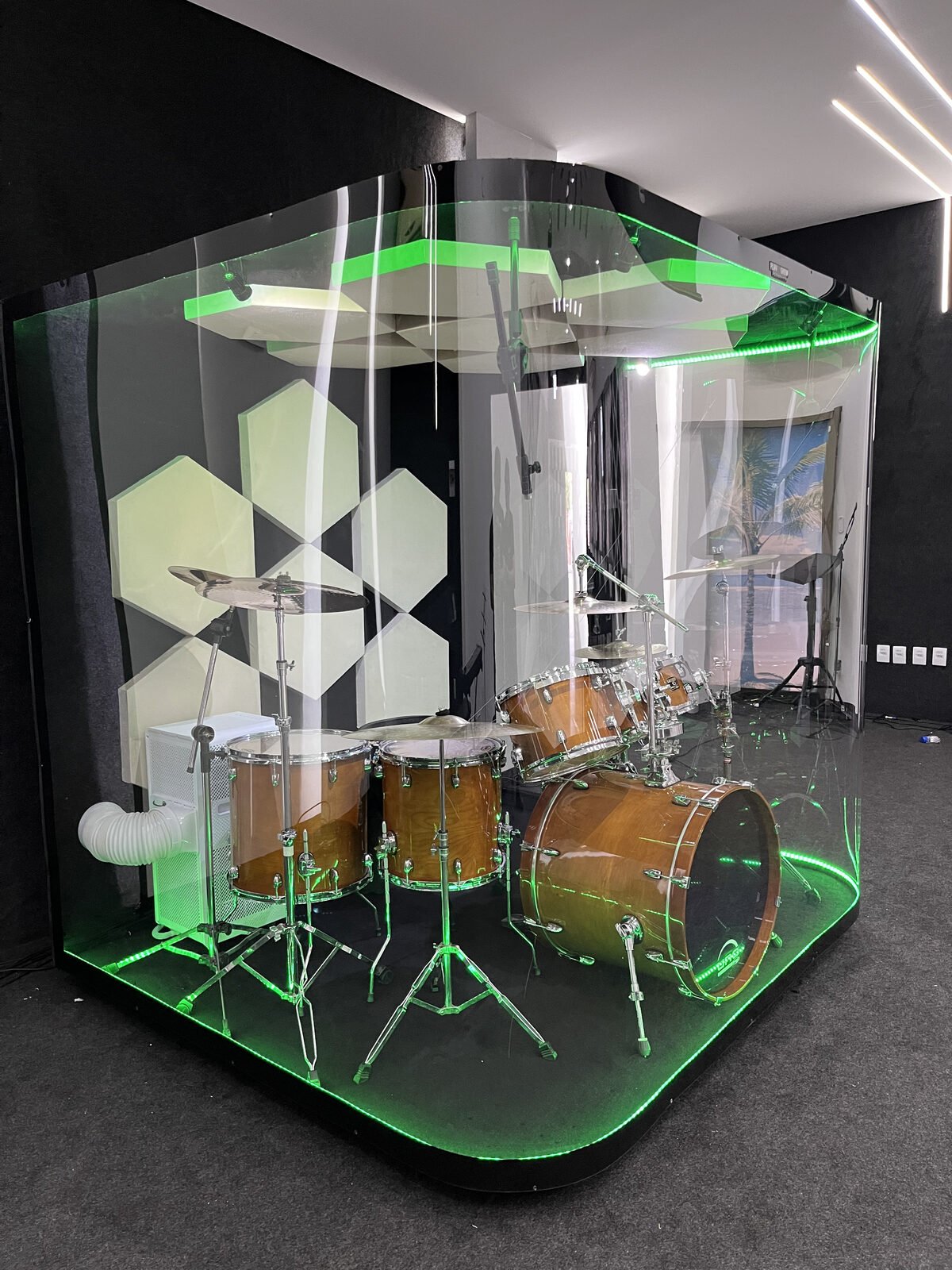 Aquário para bateria frontal gold, outro ângulo